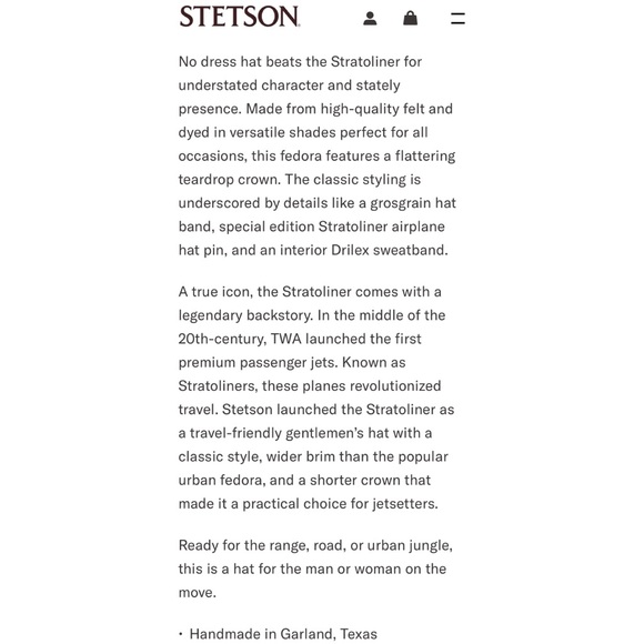 Stetson Ultralight Stratoliner Fedora - Picture 11 of 13